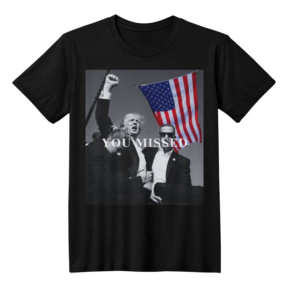 Black and White You Missed Tshirt - Serbachi