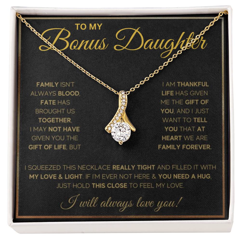 bonus daughter gifts from stepdad stepmom like a daughter to me jewelry daughter in law necklace gift for daughter in law - Serbachi