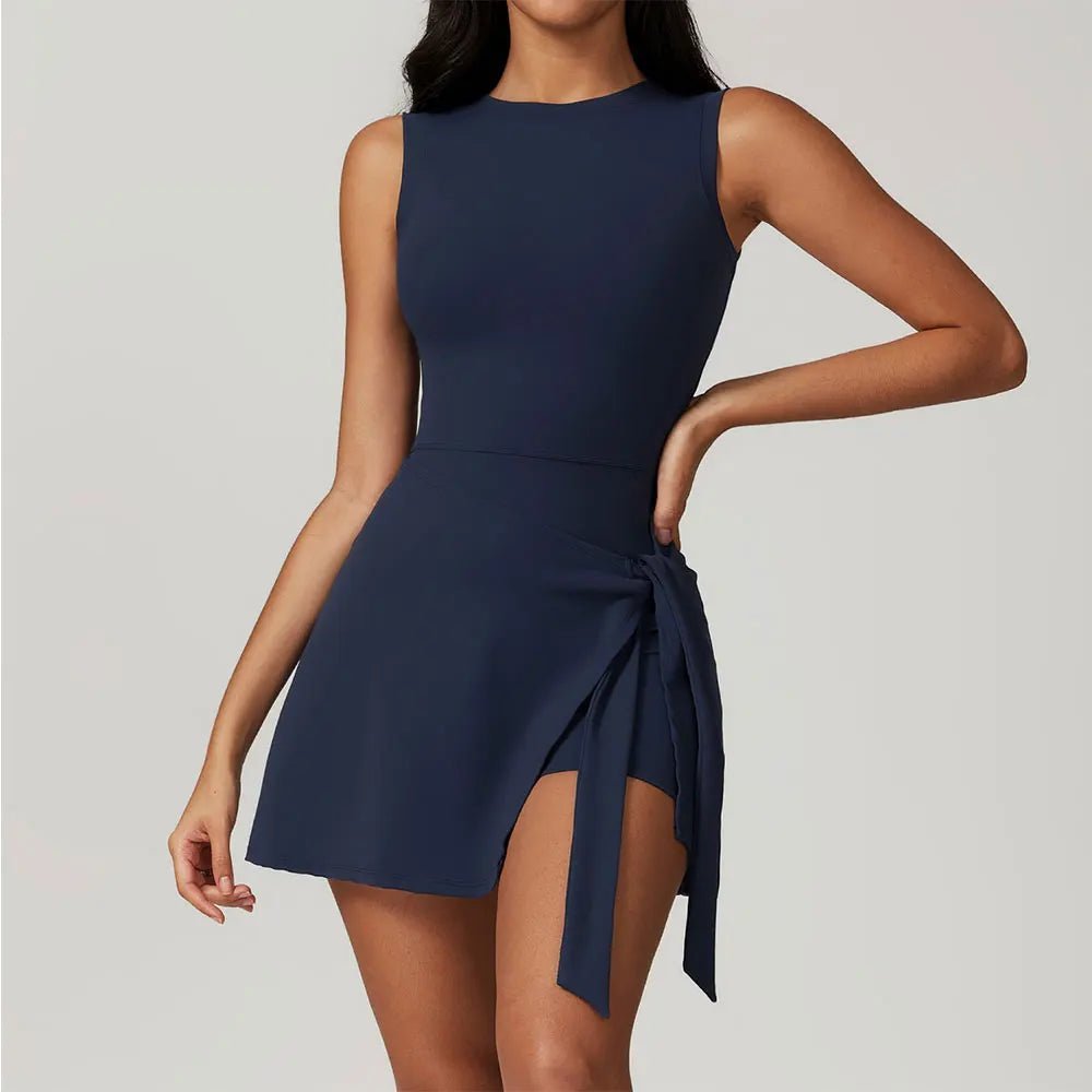 WRAP DRESS ROMPER SET - Serbachi