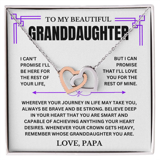 [ALMOST SOLD OUT] To My Granddaughter - Love PAPA - Serbachi