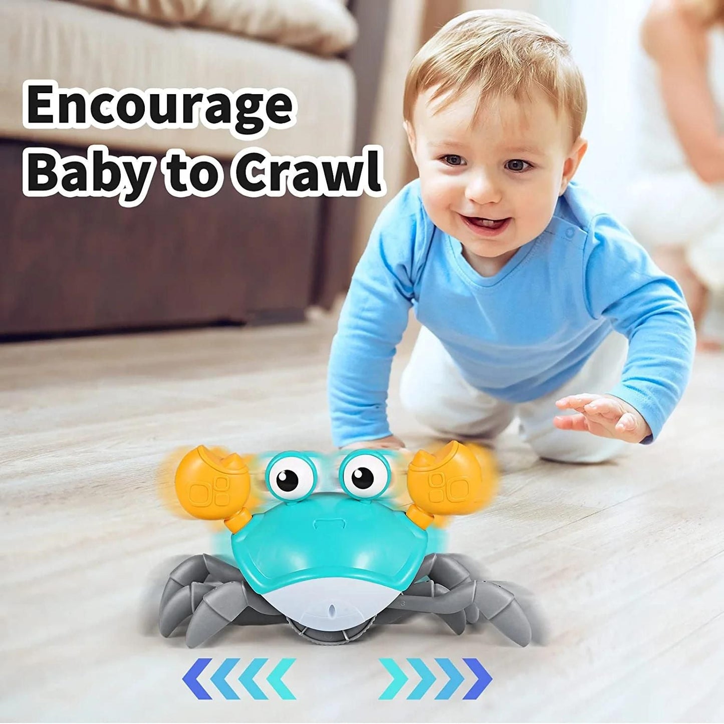 Crawling Crab Solution to Baby Tummy Time - Serbachi