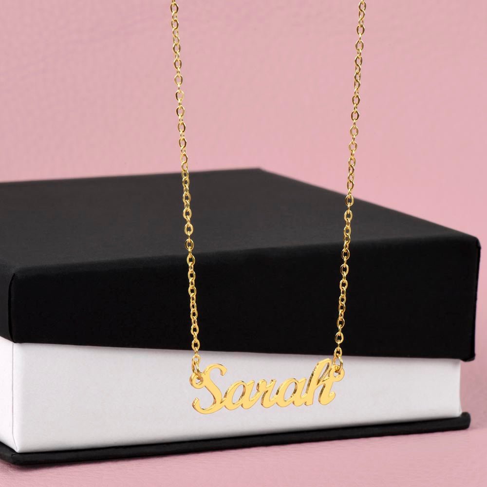 Create A Cute Custom 18K Gold Necklace For Yourself or Loved One!!! - Serbachi