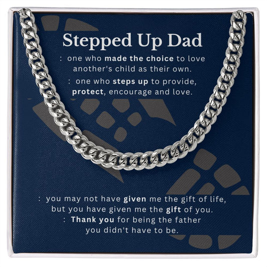 Dad - Stepped Up Dad - Cuban Link Chain - Serbachi