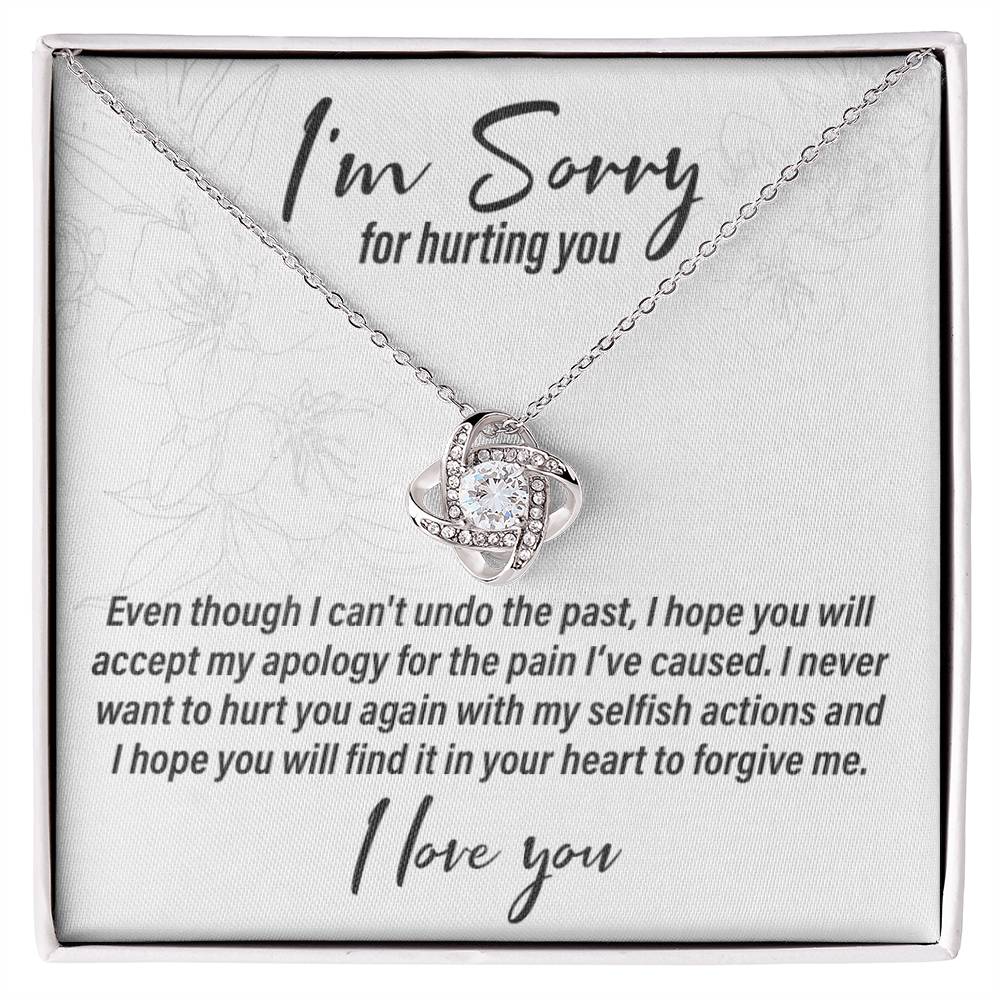 I'm Sorry For Hurting You - Love Knot Necklace - Serbachi