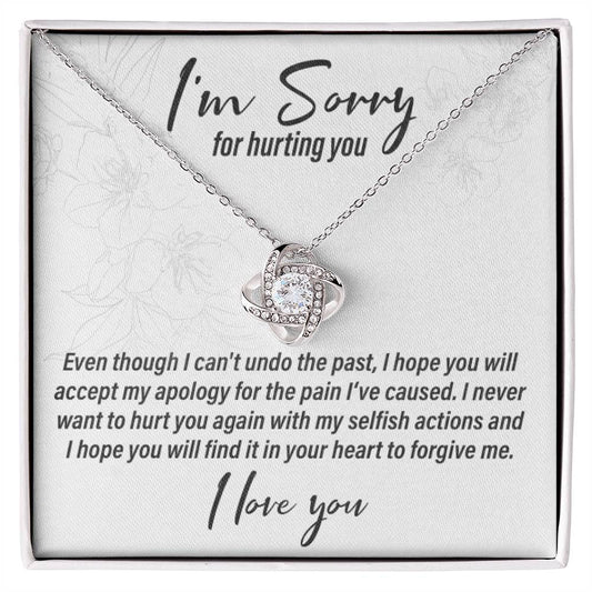 I'm Sorry For Hurting You - Love Knot Necklace - Serbachi