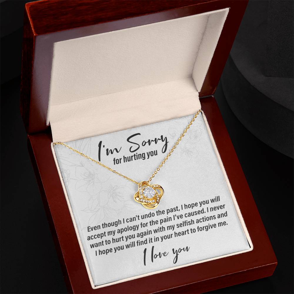 I'm Sorry For Hurting You - Love Knot Necklace - Serbachi