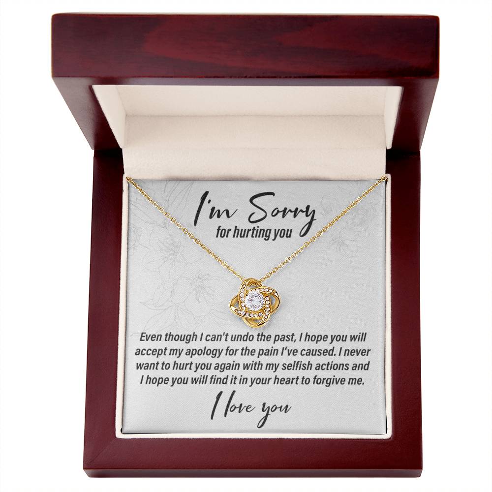 I'm Sorry For Hurting You - Love Knot Necklace - Serbachi