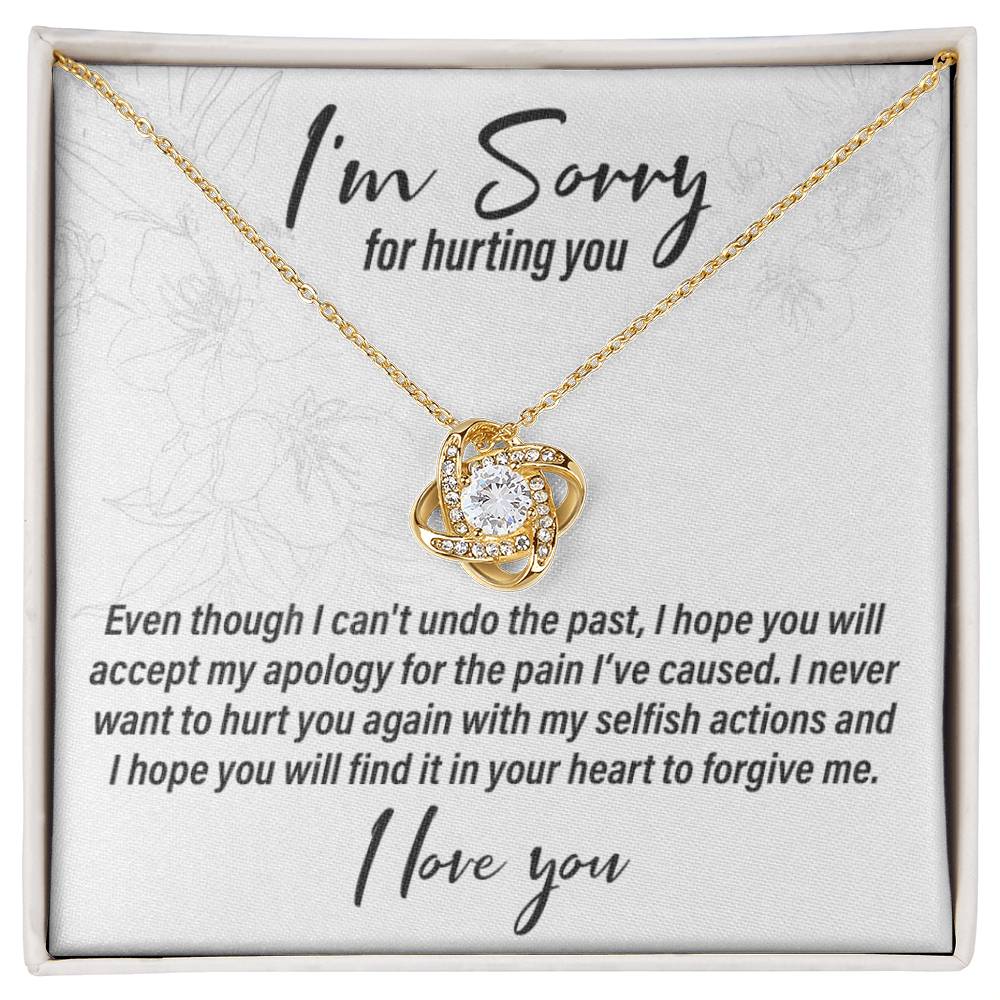 I'm Sorry For Hurting You - Love Knot Necklace - Serbachi