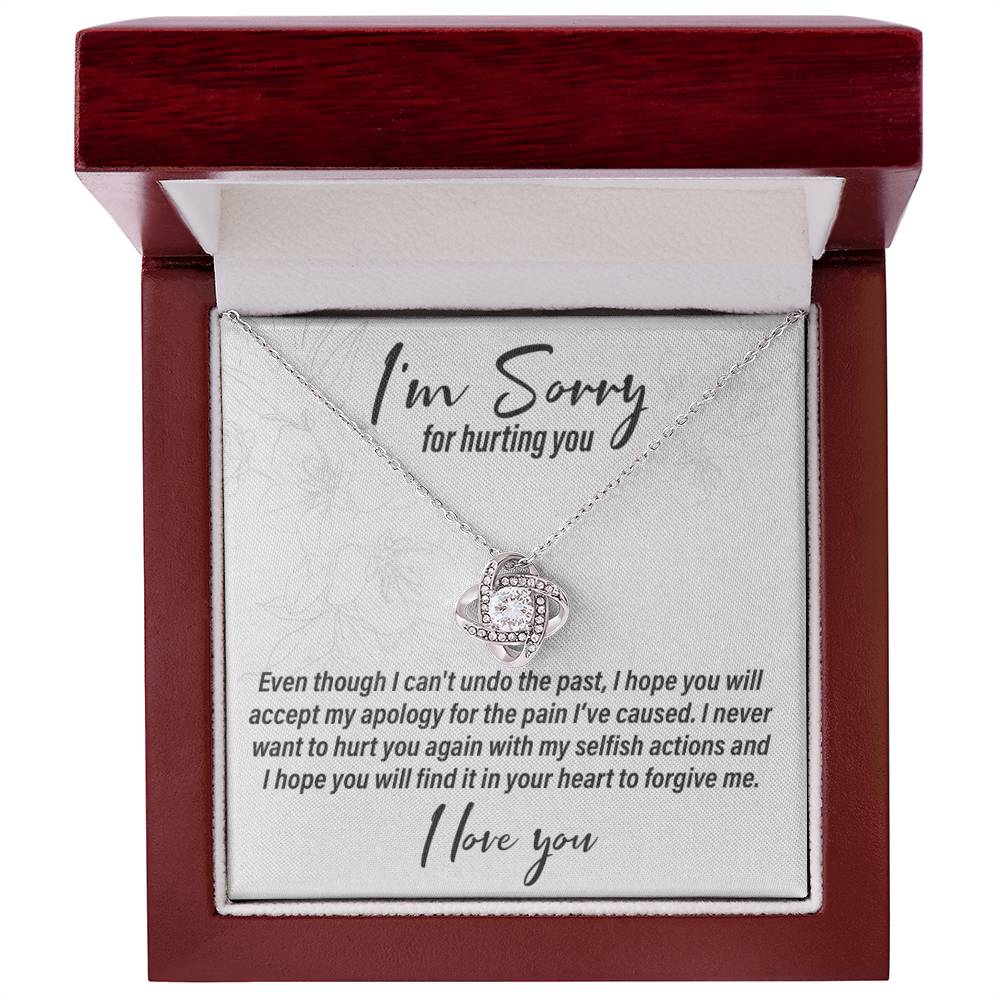 I'm Sorry For Hurting You - Love Knot Necklace - Serbachi