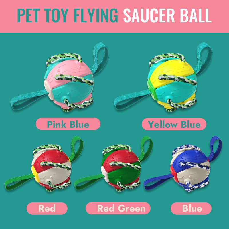 🐾Interactive Flying Disk Ball Dog Toy - Serbachi
