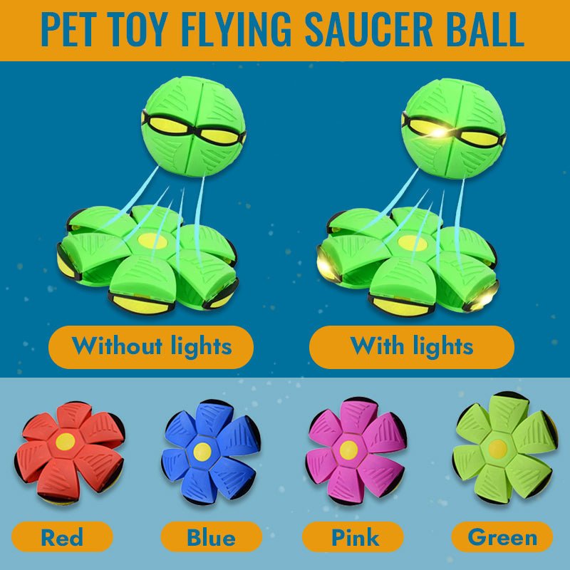 🐾Pet Toy Flying Saucer Ball - Serbachi