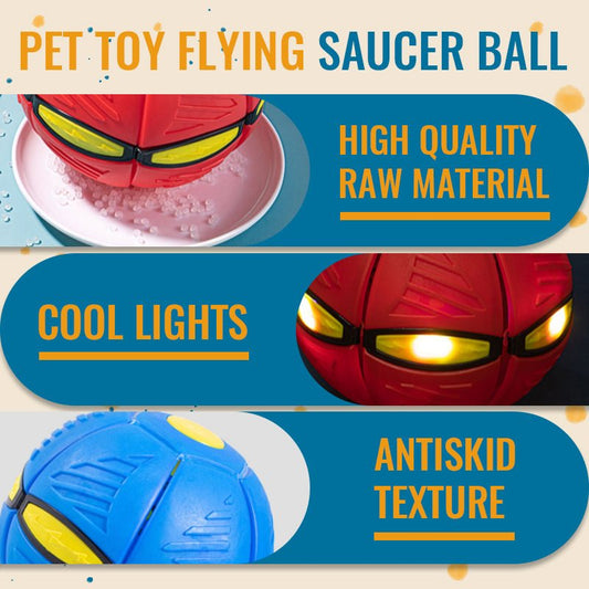 🐾Pet Toy Flying Saucer Ball - Serbachi