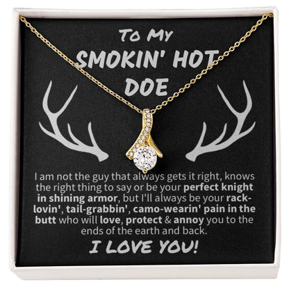 Smokin' Hot Doe Forever Love Necklace - Serbachi