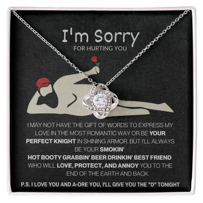 Soulmate - I'm Sorry - Love Knot Necklace - Serbachi