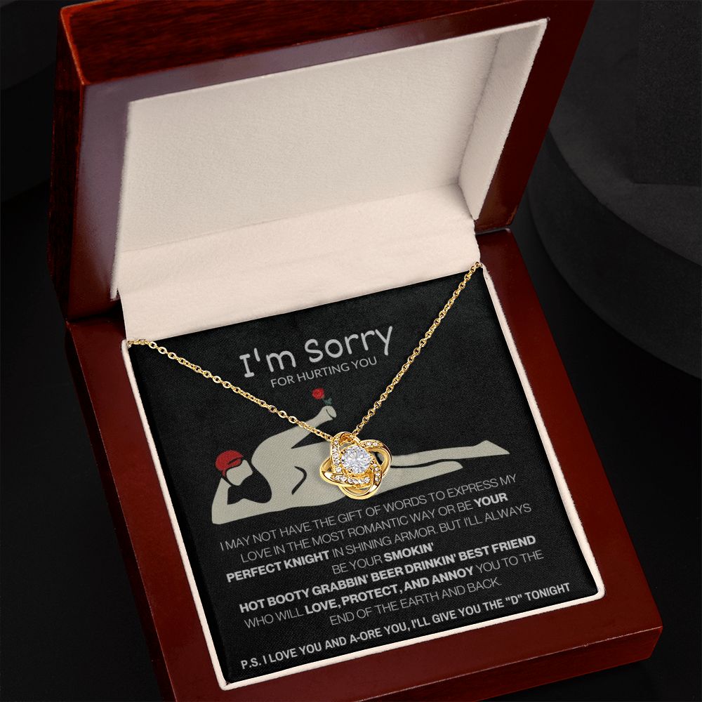 Soulmate - I'm Sorry - Love Knot Necklace - Serbachi