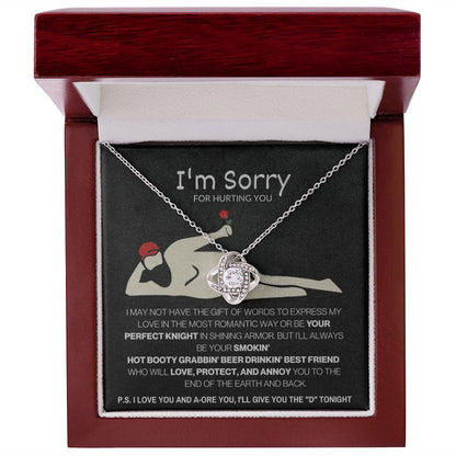 Soulmate - I'm Sorry - Love Knot Necklace - Serbachi