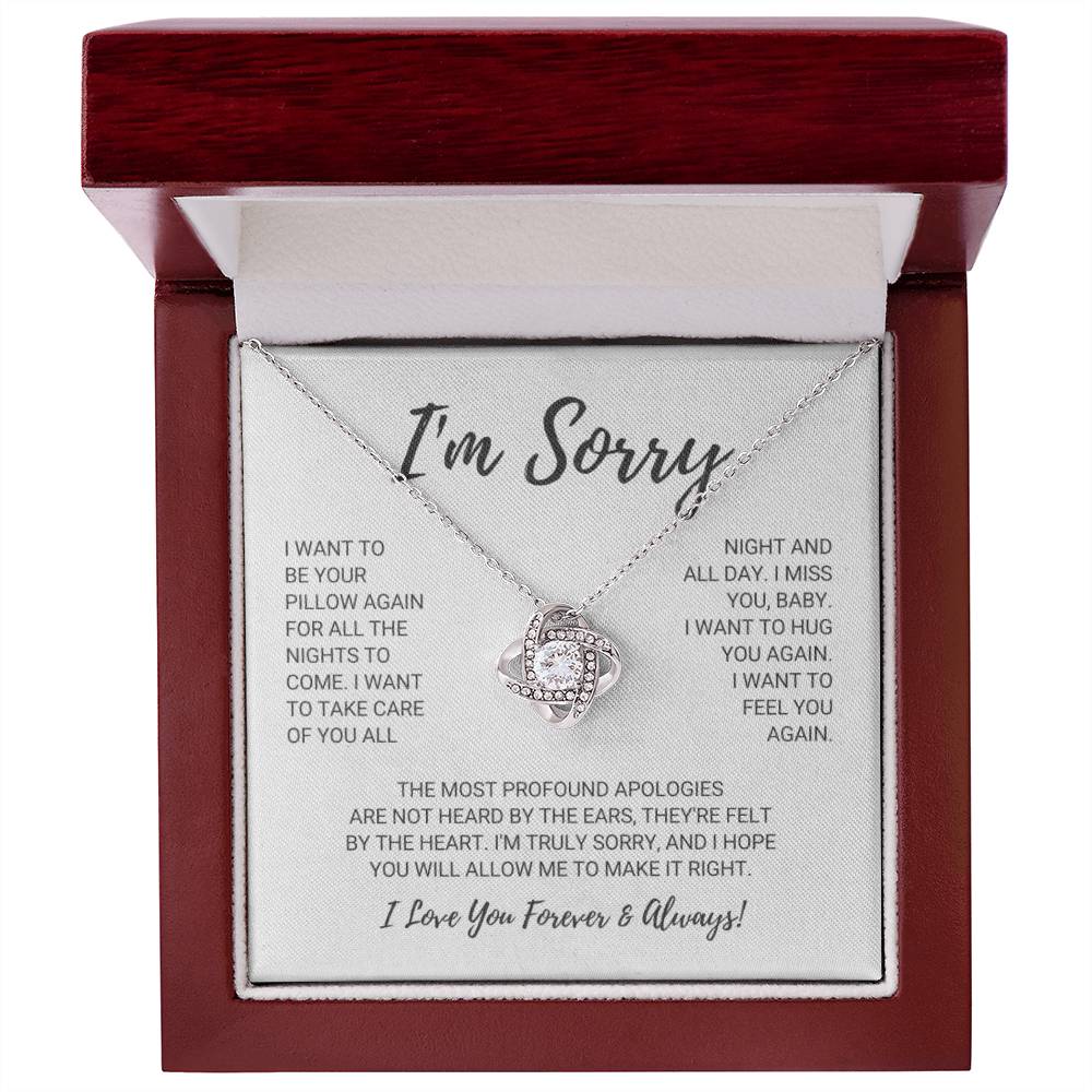 Soulmate - I'm Sorry - Love Knot Necklace - Serbachi