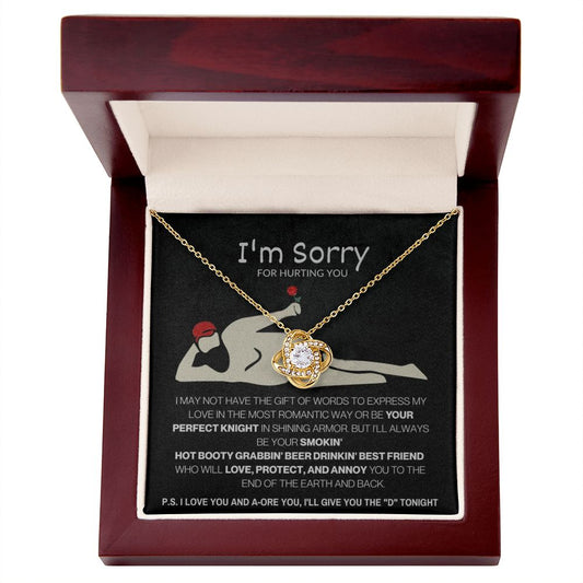 Soulmate - I'm Sorry - Love Knot Necklace - Serbachi