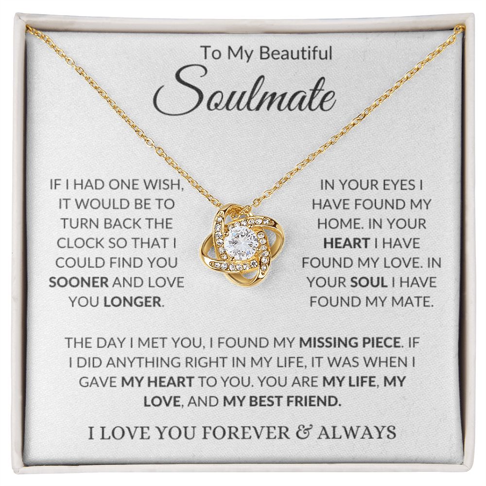 Soulmate | Love Knot Necklace - Serbachi