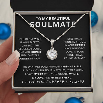 Soulmate - Missing Piece - White Gold Eternal Hope - Serbachi