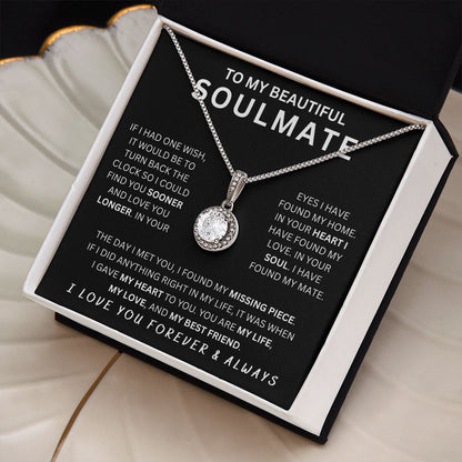 Soulmate - Missing Piece - White Gold Eternal Hope - Serbachi