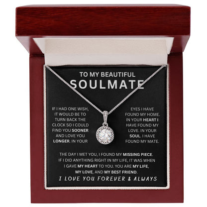 Soulmate - Missing Piece - White Gold Eternal Hope - Serbachi