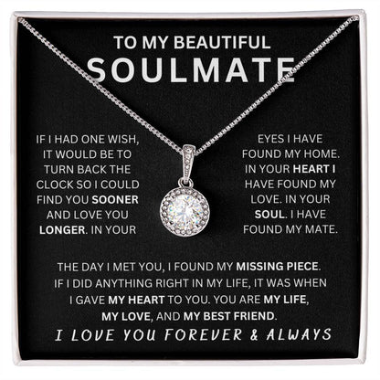 Soulmate - Missing Piece - White Gold Eternal Hope - Serbachi