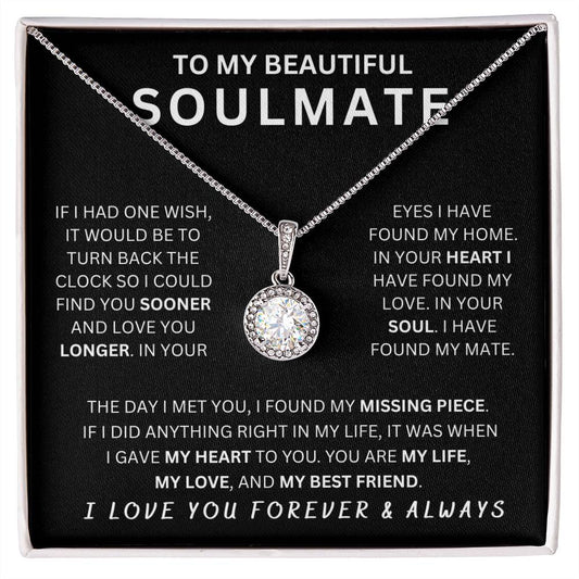 Soulmate - Missing Piece - White Gold Eternal Hope - Serbachi