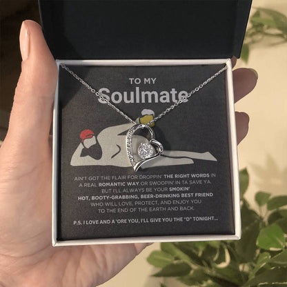 To My Soulmate - Smokin' Hot - Forever Love Necklace - Serbachi