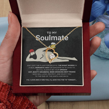 To My Soulmate - Smokin' Hot - Forever Love Necklace - Serbachi