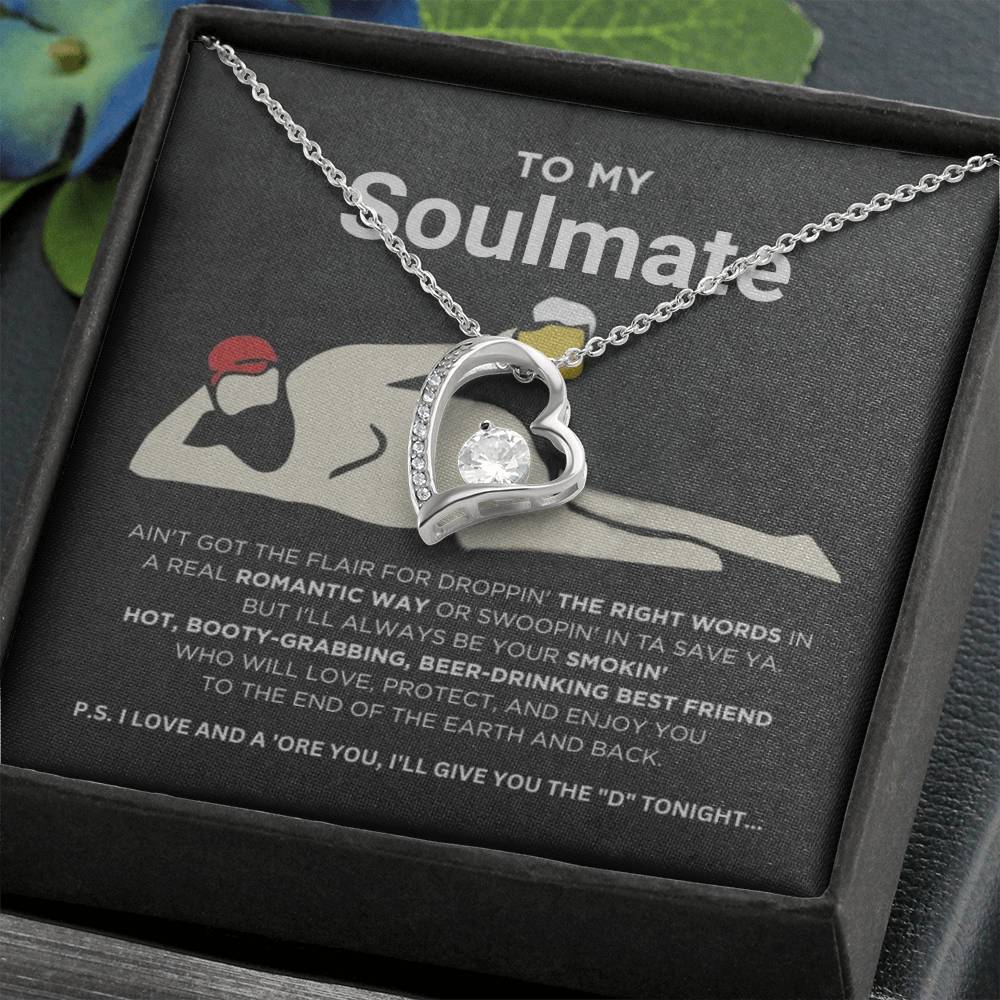 To My Soulmate - Smokin' Hot - Forever Love Necklace - Serbachi