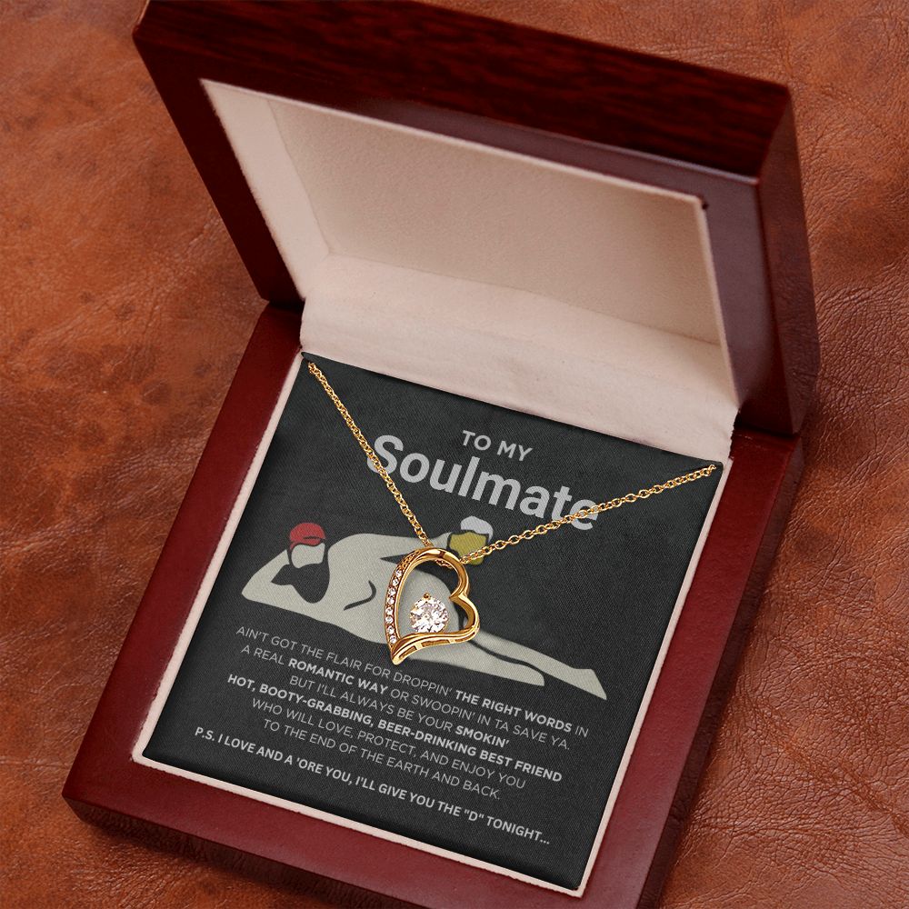 To My Soulmate - Smokin' Hot - Forever Love Necklace - Serbachi