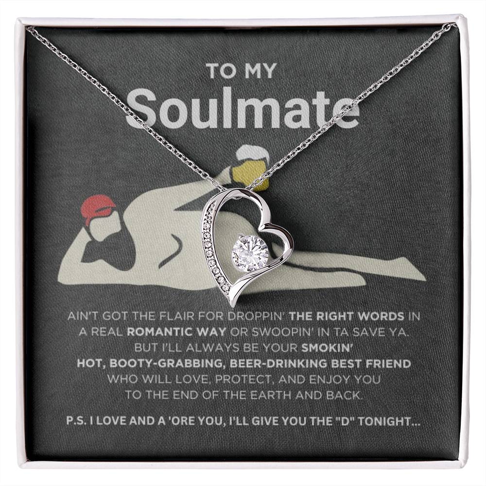 To My Soulmate - Smokin' Hot - Forever Love Necklace - Serbachi